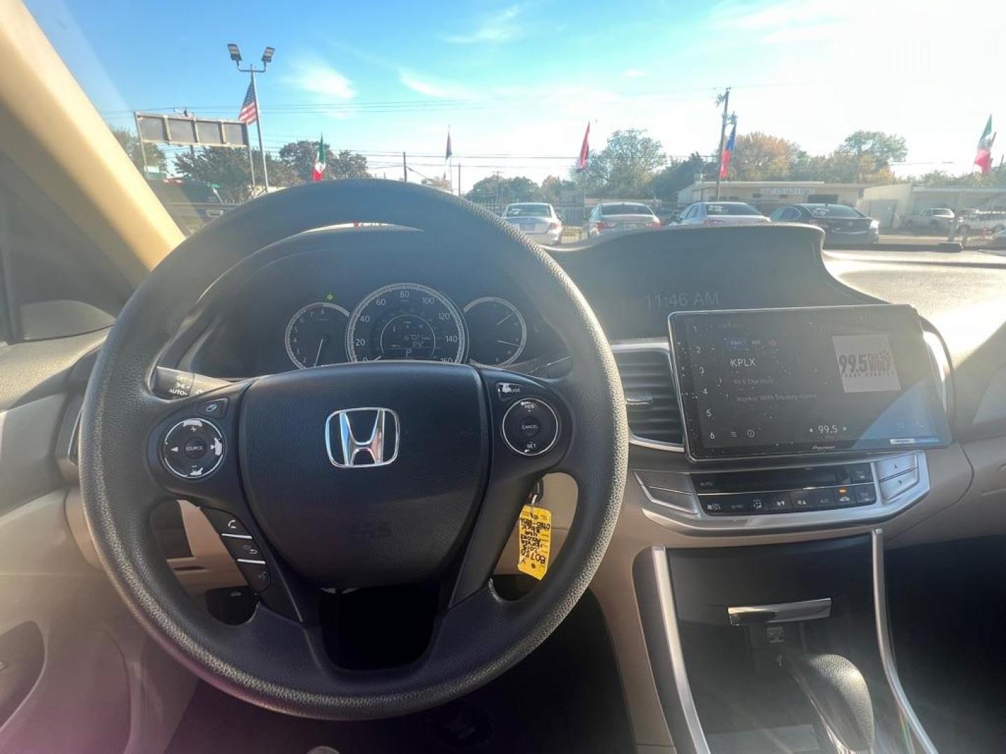 2013 Black HONDA ACCORD LX (1HGCR2F30DA) with an 2.4L engine, Continuously Variable transmission, located at 4415 NE 28th St, Haltom City, TX, 76117, (817) 222-9334, 32.795322, -97.280937 - Photo#13