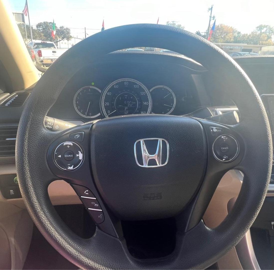 2013 Black HONDA ACCORD LX (1HGCR2F30DA) with an 2.4L engine, Continuously Variable transmission, located at 4415 NE 28th St, Haltom City, TX, 76117, (817) 222-9334, 32.795322, -97.280937 - Photo#14