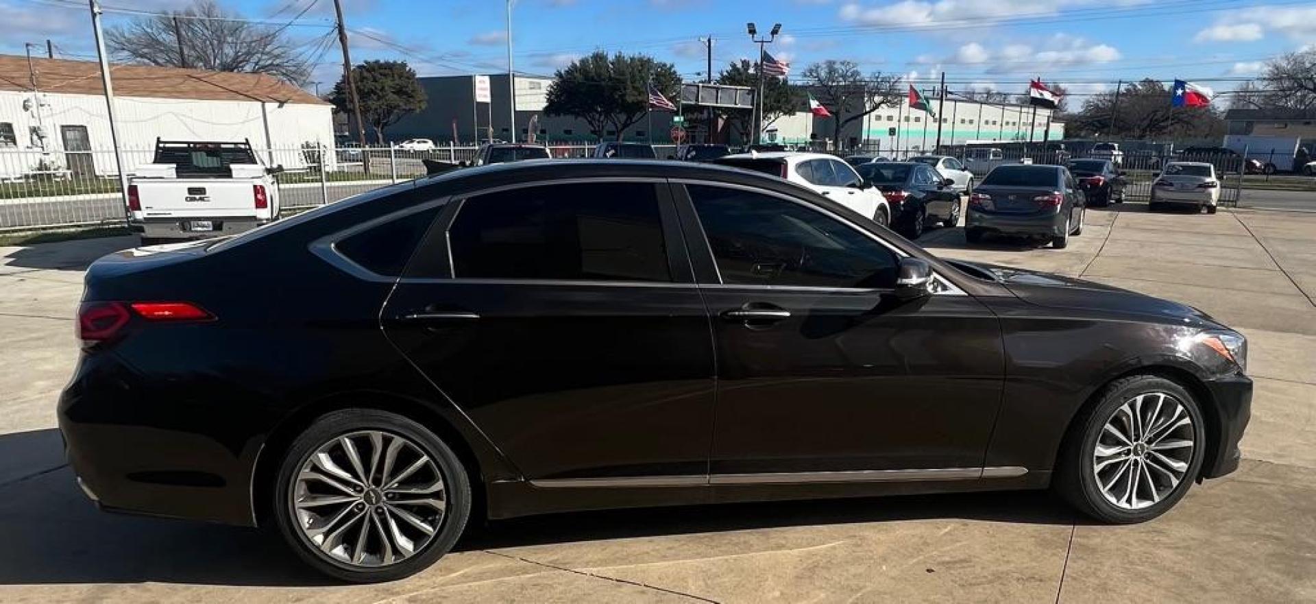 2015 Brown HYUNDAI GENESIS 3.8L (KMHGN4JE1FU) with an 3.8L engine, Automatic transmission, located at 4415 NE 28th St, Haltom City, TX, 76117, (817) 222-9334, 32.795322, -97.280937 - Photo#23