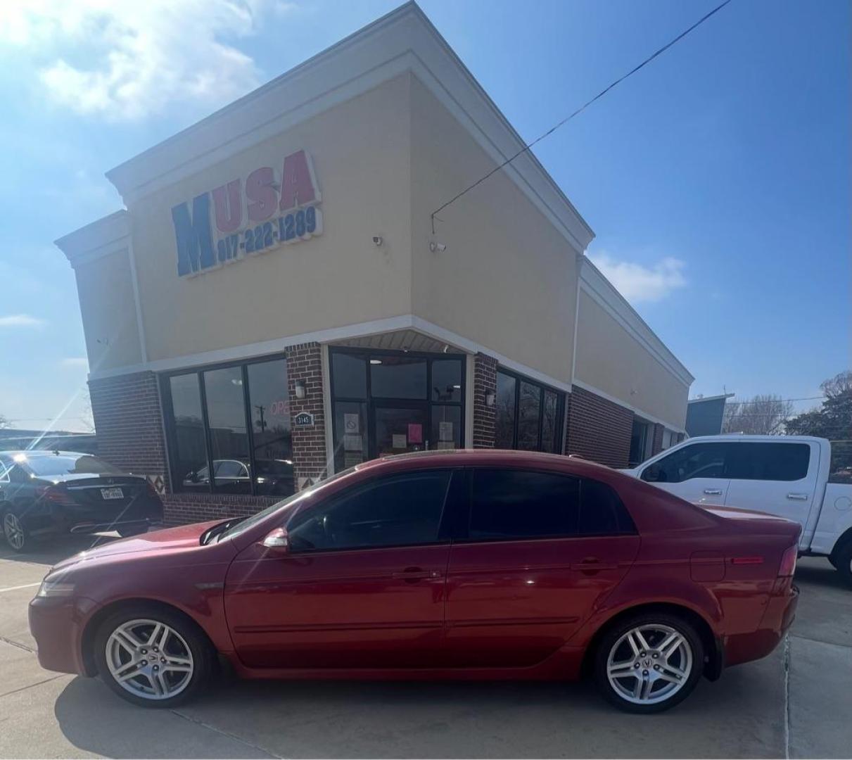 2008 RED ACURA TL (19UUA66288A) with an 3.2L engine, Automatic transmission, located at 4415 NE 28th St, Haltom City, TX, 76117, (817) 222-9334, 32.795322, -97.280937 - Photo#0