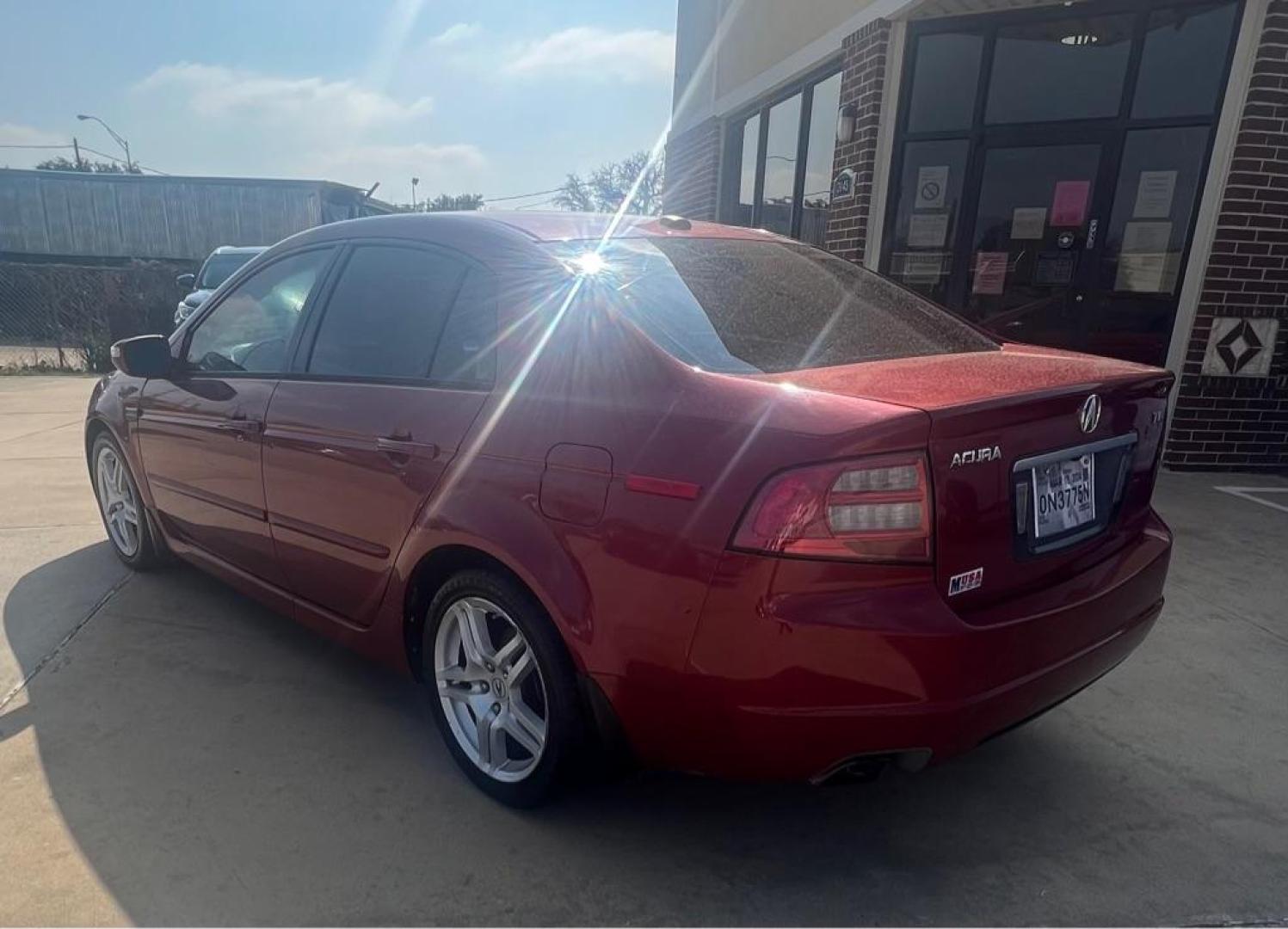 2008 RED ACURA TL (19UUA66288A) with an 3.2L engine, Automatic transmission, located at 4415 NE 28th St, Haltom City, TX, 76117, (817) 222-9334, 32.795322, -97.280937 - Photo#2