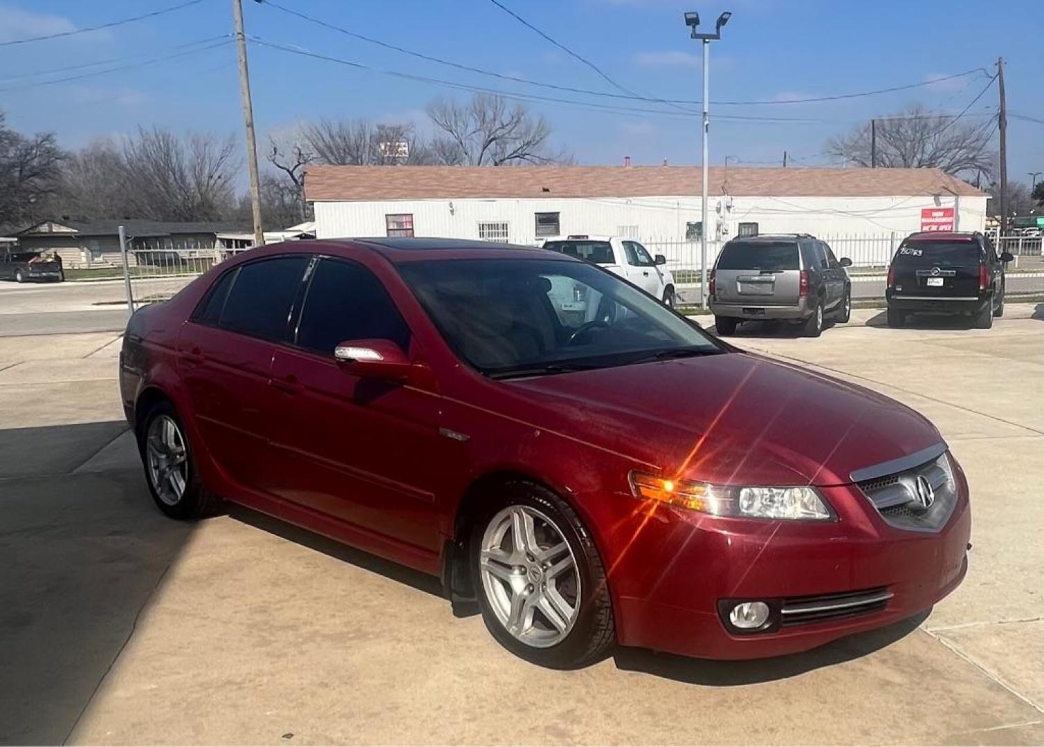 2008 RED ACURA TL (19UUA66288A) with an 3.2L engine, Automatic transmission, located at 4415 NE 28th St, Haltom City, TX, 76117, (817) 222-9334, 32.795322, -97.280937 - Photo#4