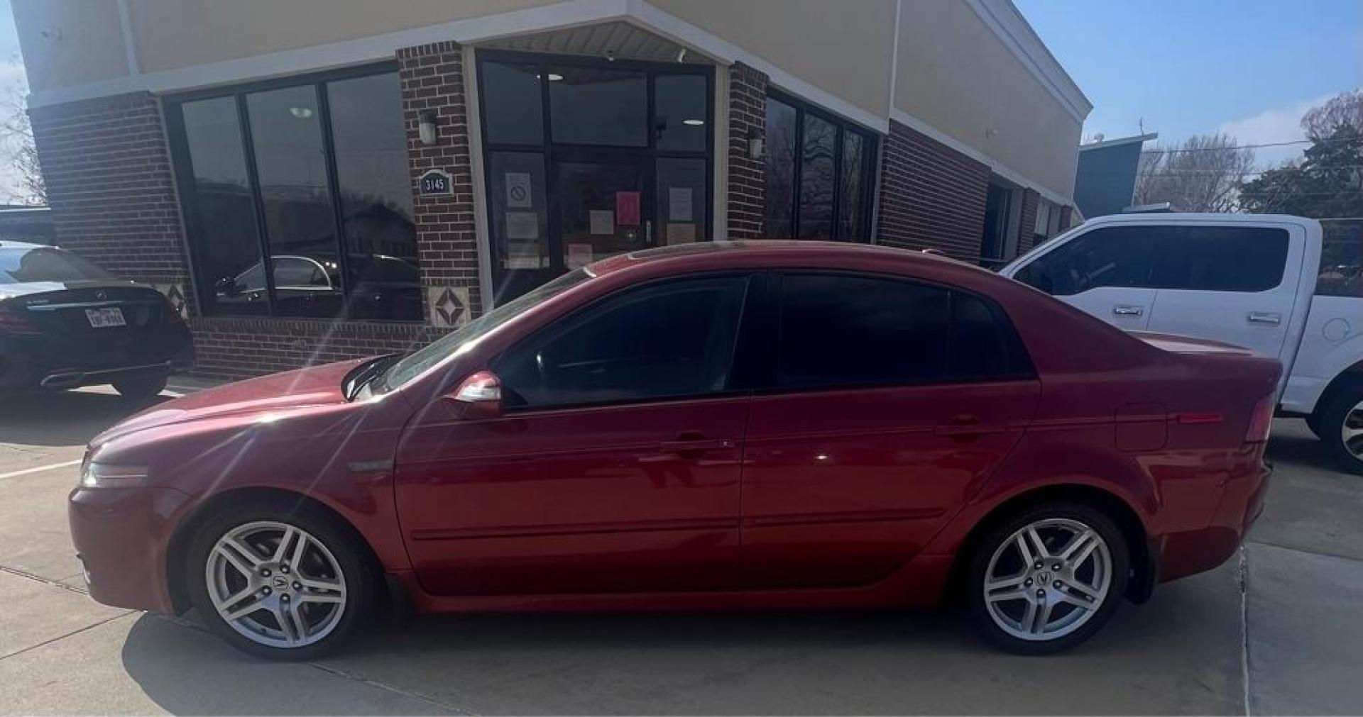 2008 RED ACURA TL (19UUA66288A) with an 3.2L engine, Automatic transmission, located at 4415 NE 28th St, Haltom City, TX, 76117, (817) 222-9334, 32.795322, -97.280937 - Photo#6