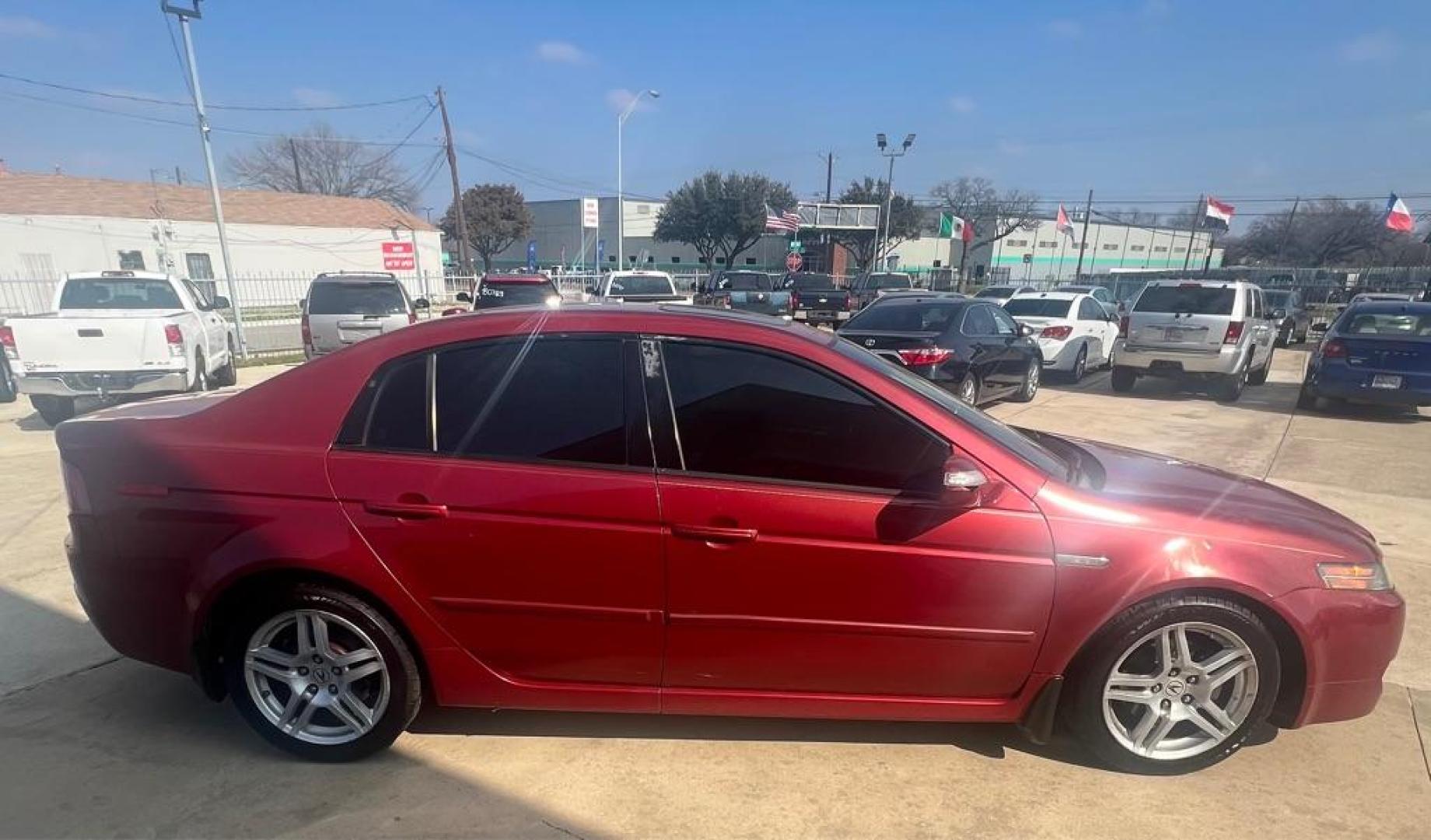 2008 RED ACURA TL (19UUA66288A) with an 3.2L engine, Automatic transmission, located at 4415 NE 28th St, Haltom City, TX, 76117, (817) 222-9334, 32.795322, -97.280937 - Photo#8