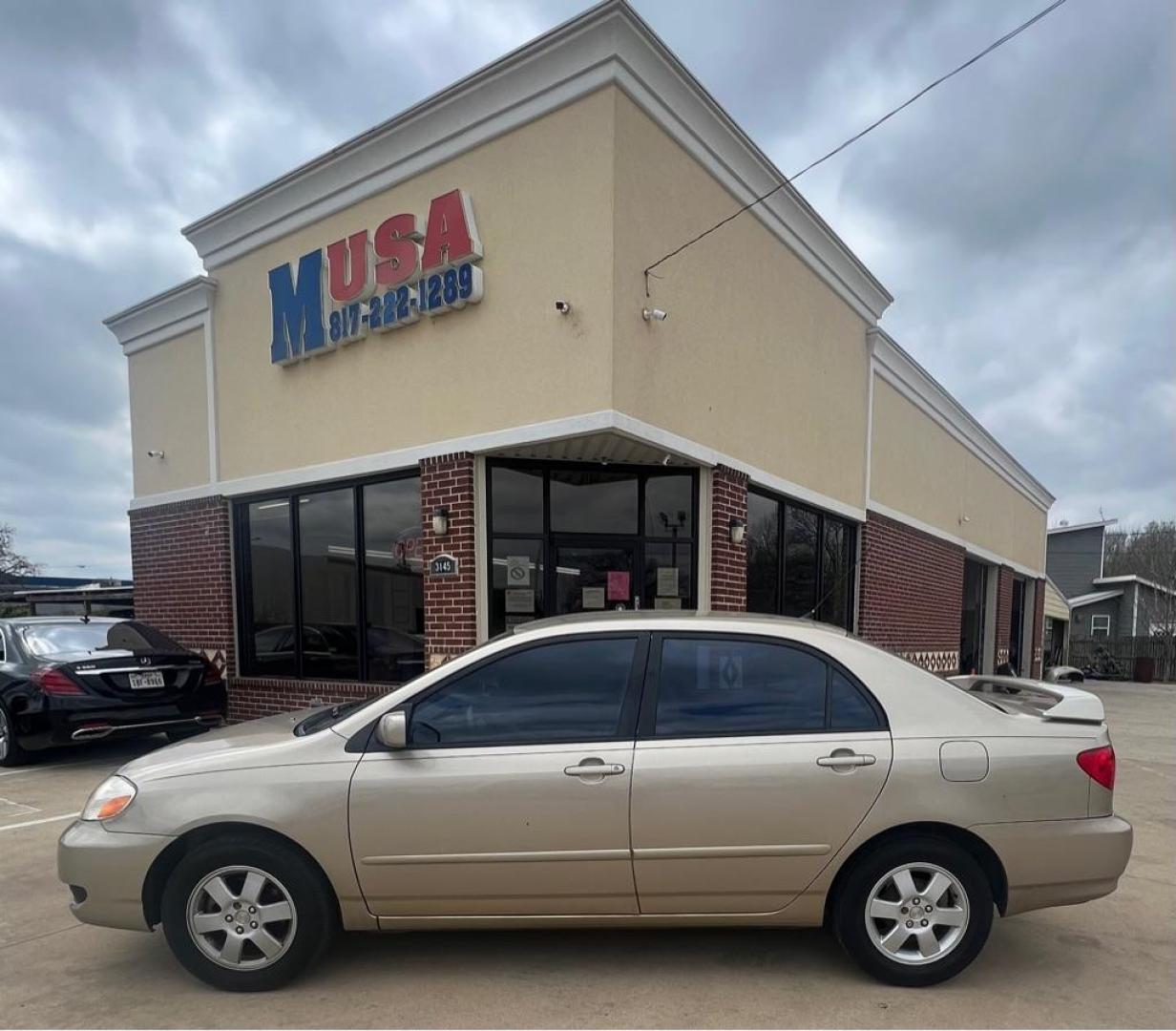 2005 Tan TOYOTA COROLLA CE (1NXBR32E45Z) with an 1.8L engine, Automatic transmission, located at 4415 NE 28th St, Haltom City, TX, 76117, (817) 222-9334, 32.795322, -97.280937 - Photo#0