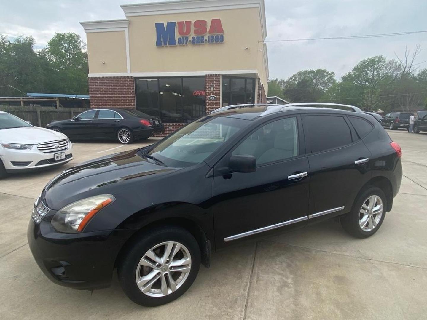 2015 BLACK NISSAN ROGUE SELECT S (JN8AS5MT5FW) with an 2.5L engine, Continuously Variable transmission, located at 4415 NE 28th St, Haltom City, TX, 76117, (817) 222-9334, 32.795322, -97.280937 - Photo#0